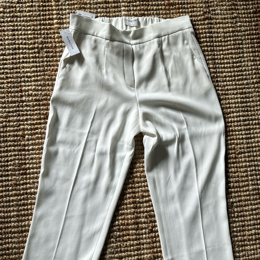 Aritzia Babaton White Pant size 6 NEW